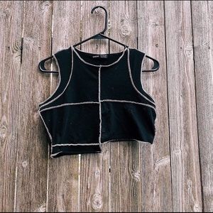 Black Multi-Length Crop Top 🖤